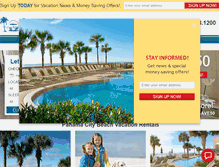 Tablet Screenshot of panamacitycondovacations.com
